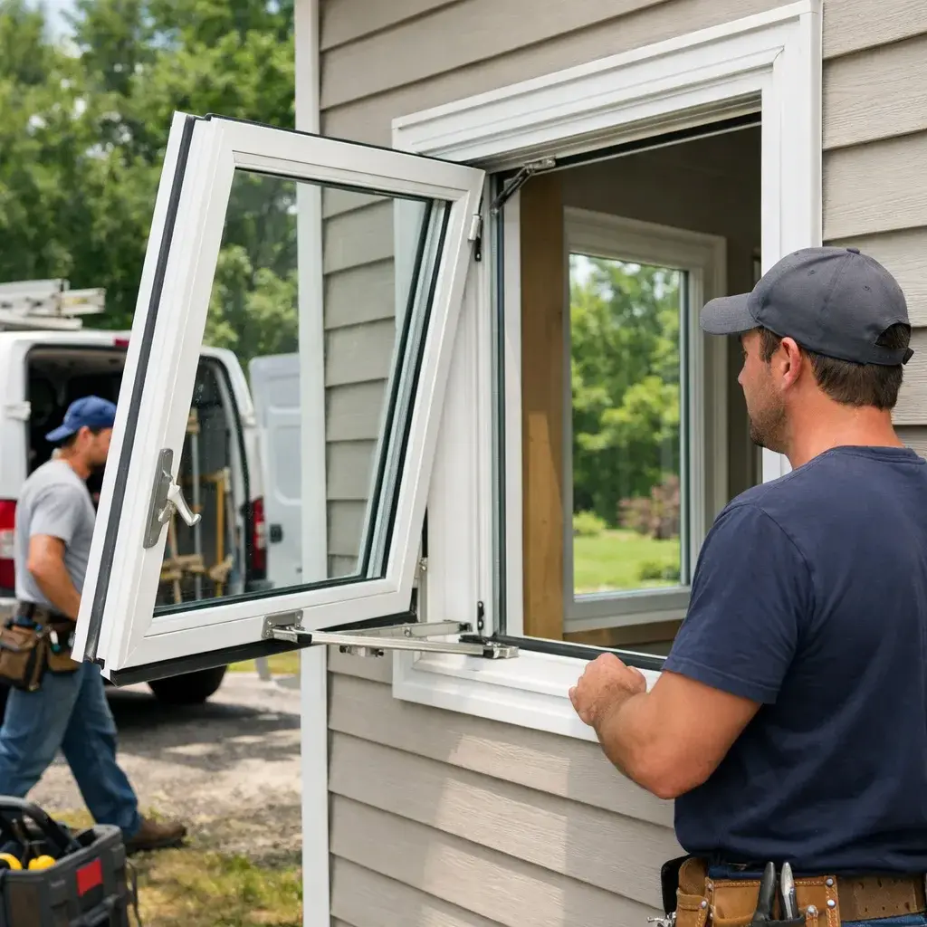 Davie — window installation